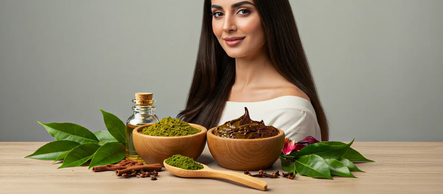 حناء وسدر الشعر