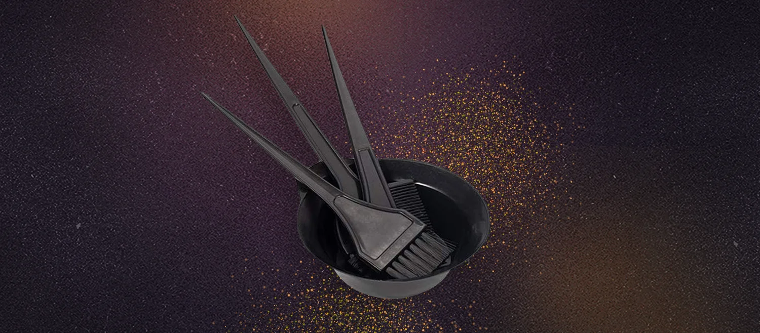 Coloring Hair - dark color